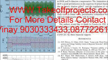 Wind farm to weak grid connection using upqc custom device