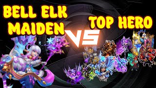 BELL ELK MAIDEN VS TOP HERO 😎 CASTLE CLASH screenshot 4