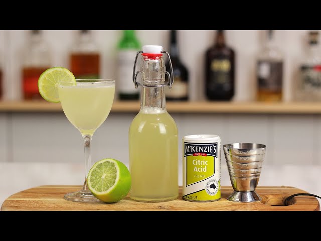 Homemade Lime Cordial (Just 2 ingredients!)