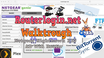 Netgear Nighthawk X10 AD7200 R9000 wifi Routerlogin / Genie