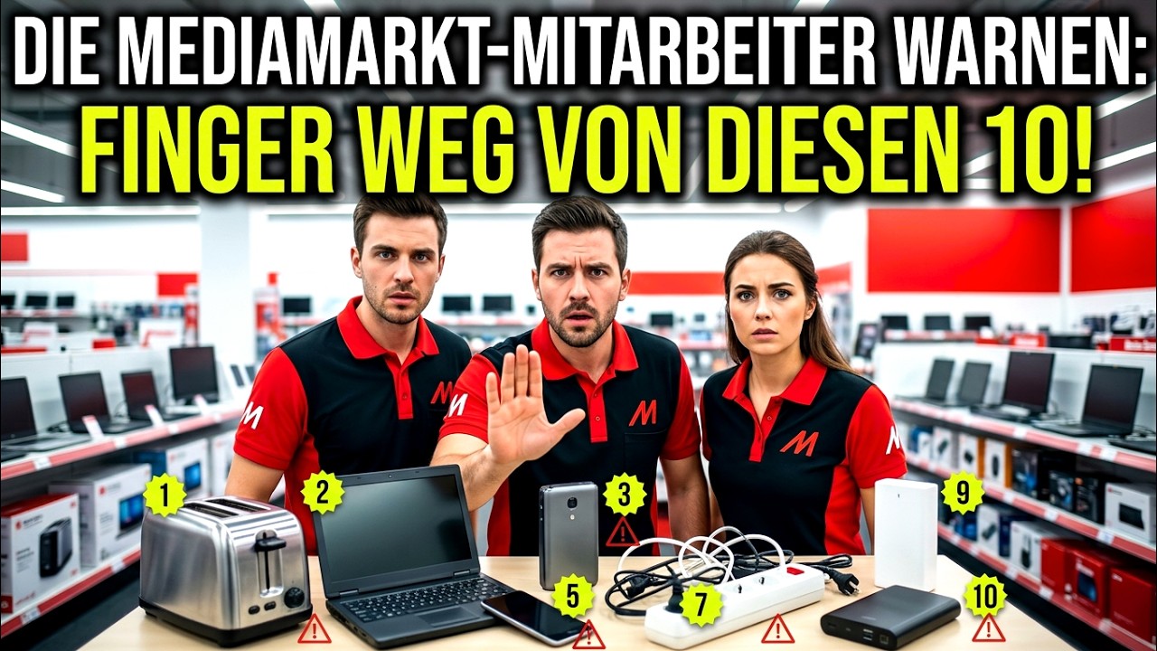 MediaMarkt-MITARBEITER SCHLAGEN ALARM: Finger Weg von DIESEN 10 Produkten!