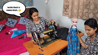 Aaj kya dress banai hai mamma ne....😊|| snappy girls @THEROTT #vlog #vlogger #familyvlog ||