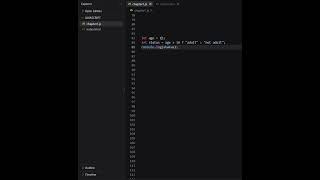 TERNARY OPERATOR IN JAVASCRIPT