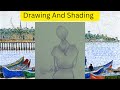 Drawing and shading a girl   easy drawing by shivngiarts