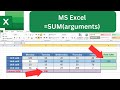 How to use SUM function in Excel (In three ways)