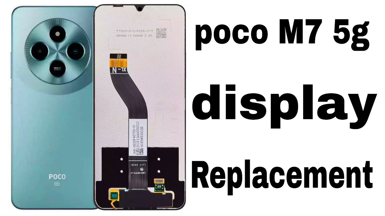 Poco m7 5g display change / poco m7 5g display replacement / poco m7 5g combo replacement 