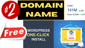 $2 Domain Name & FREE 1-Click Install WordPress Hosting (Doing AI SEO)