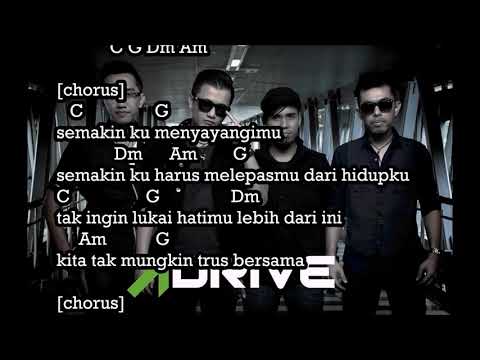 Melepasmu Drive Chord lirik