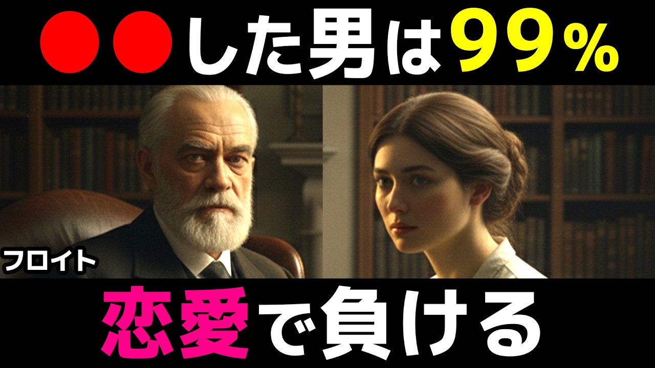 【フロイト恋愛】なぜ●●な男は恋愛で必ず負けるのか
