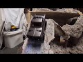Scx24 C10 Gets technical on another section of indoor crawler course!!!
