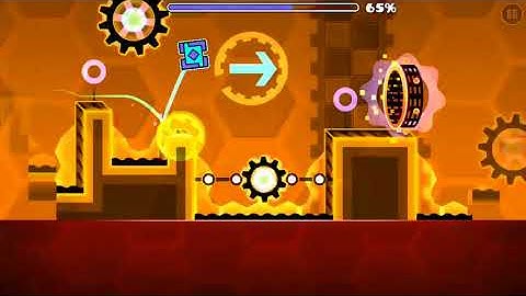 Geometry Dash 2.11 - Official Levels: Blast Processing 10* (3 Coins)