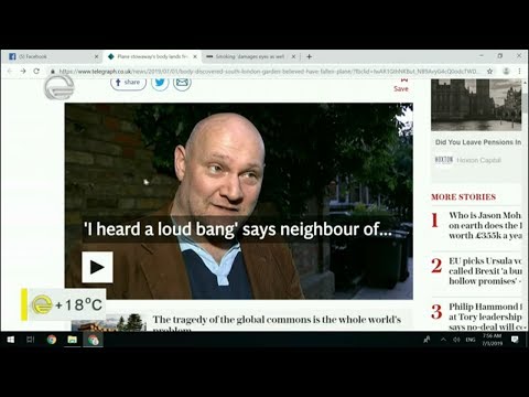 სხვის ეზოში ჩავარდნილი თვითმფრინავიდან გადმოვარდნილი მგზავრი