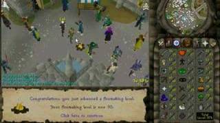 Silvercrownt hits 95 firemaking