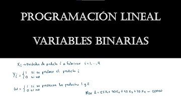 Problema de producción. Modelamiento con variables binarias. Programación Lineal. Ejemplo 03