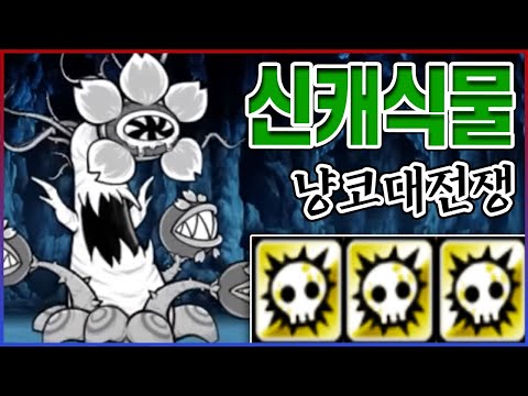냥코신캐 : <strong>식인식물</strong> 파리지옥ㅋㅋㅋ이젠 걍 괴물만 나오네;;ㅋㅋㅋㅋ【냥코대전쟁】