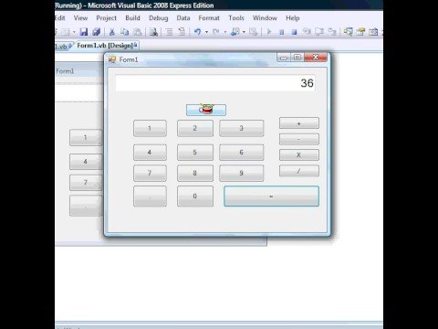 Calculator I made on Visual Basic 2008 express edition