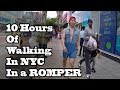 10 Hours of Walking in NYC wearing a Romper