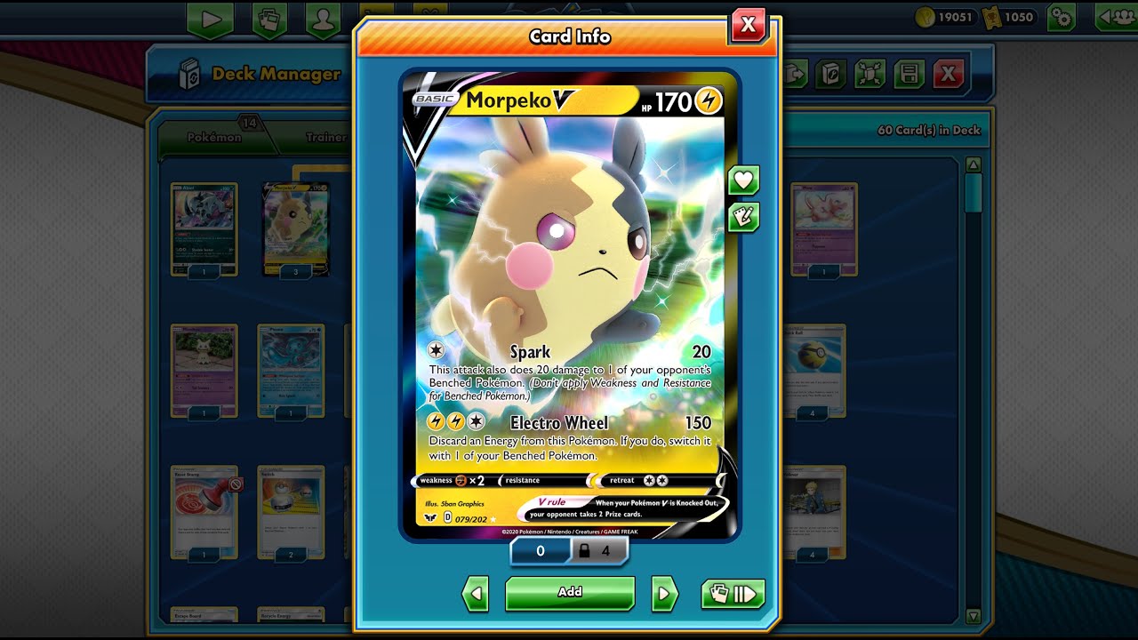 Morpeko V MAX & Lillie's Poke Doll - Sword & Shield Deck!
