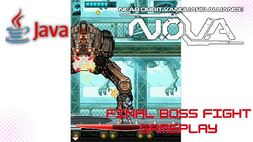N.O.V.A. Near Orbit Vanguard Alliance (Java) final boss fight gameplay