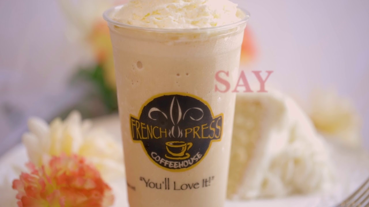 French Press Coffee September 2018: Wedding Cake Latte