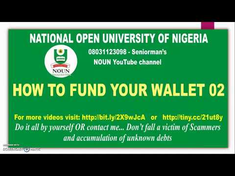 NOUN Students' Wallet Funding 02