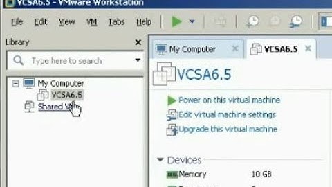 Deploy VMware vCenter Appliance VCSA 6 5 on VMware Workstation