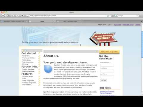Online Business Platform - Content Management