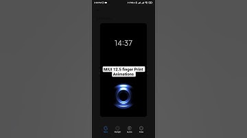 MIUI 12.5 fingerprint animations 😍