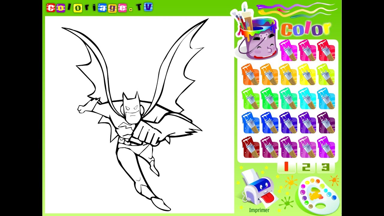 Batman Coloring Pages Coloring Pages For Kids Youtube