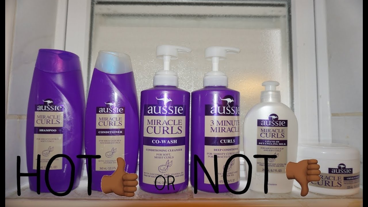 Natural Hair Wash Routine Aussie Moist Miracle Curls Youtube