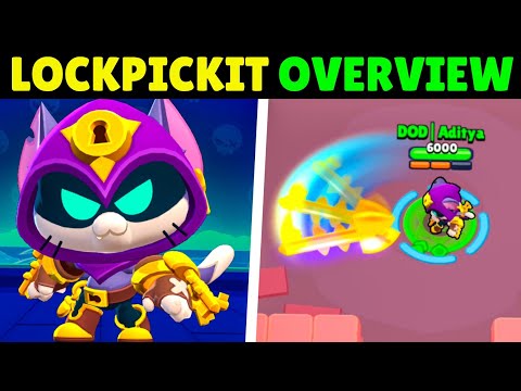 Brawl Stars New Lockpickit Skin Overview And Gameplay