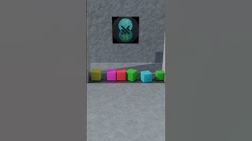 Simple Colorful falling animation loop in Blender 3.5.  Oddly Satisfying