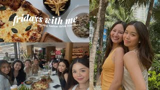 Fridays With Me (Ep 44) | meeting fashion tiktok friends, getting burnt out, fresh haircut
