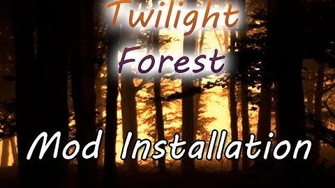 Minecraft Mod Tutorial | Twilight Forest Mod Installation | 1.4.7