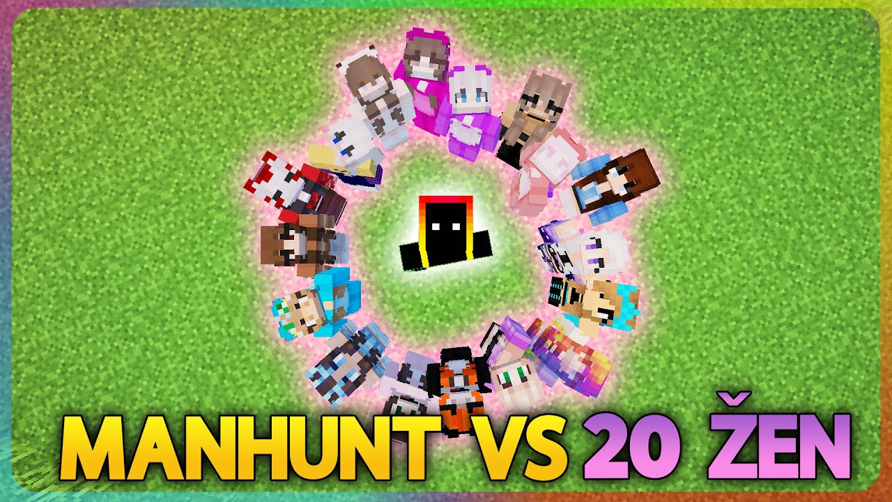 20 Žen vs Minecraft Hunter