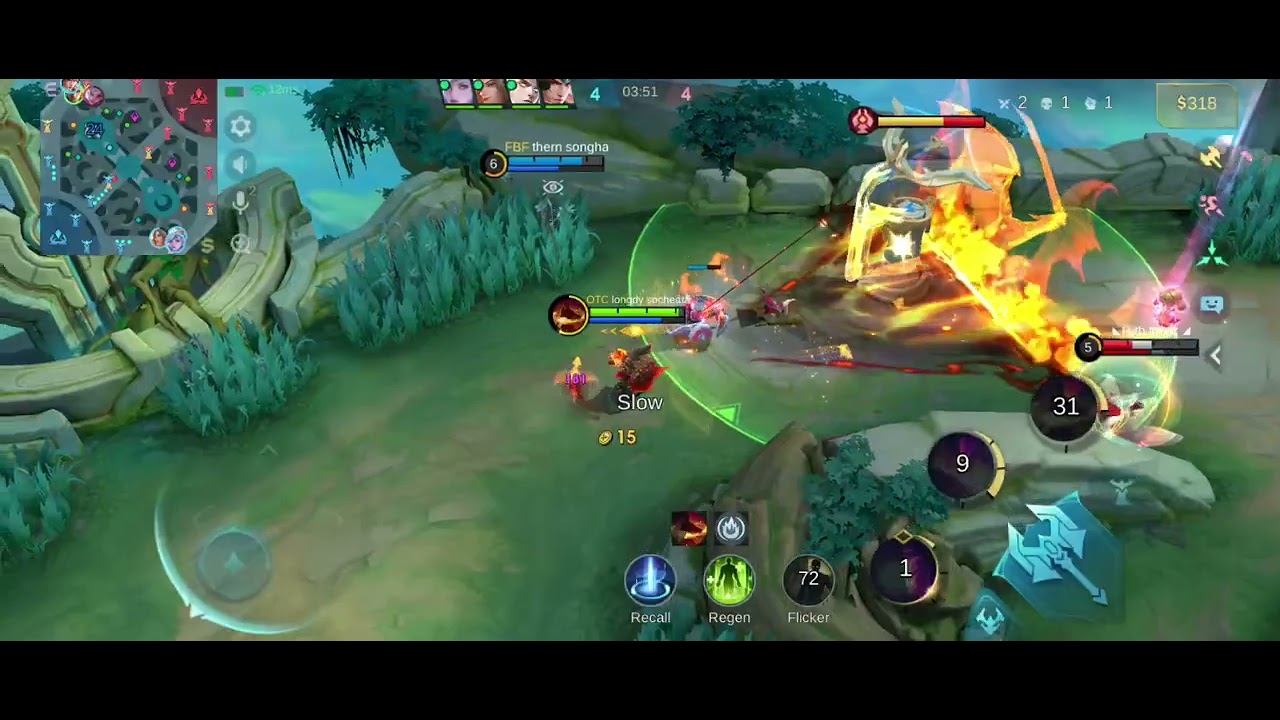 #mobilelegends MID ពិបាកលេងដល់ហើយឡូវ ប្តូរមកលេង EXP ម្តង MYTHIC GLORY RANK 