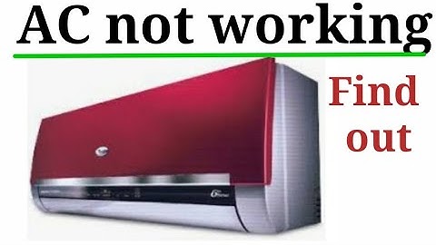 window ac not cooling | compressor not working or starting | turn on an off | not turning on