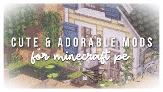 New Cute & Adorable Mods For Minecraft PE ☁️💕 [cookies, garden, & player height] aesthetic mcpe screenshot 2