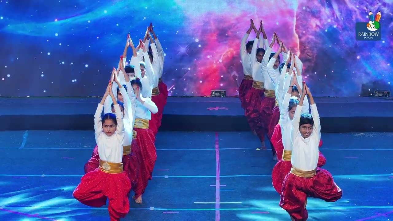 🇮🇳✨ RAINBOW ANNUAL DAY 2025–26 ✨🇮🇳🎭 THE CALL OF INDIA | Scene – 6 | Zumba Performance & Yoga Dance