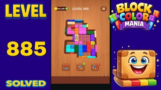 Block Color Mania – Level 885 | Fast & Clean Solution