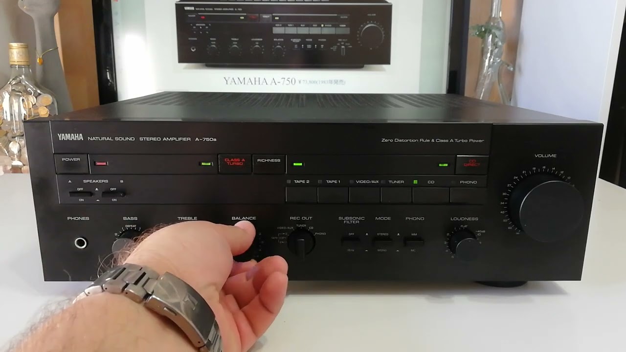 Yamaha A-750a - YouTube