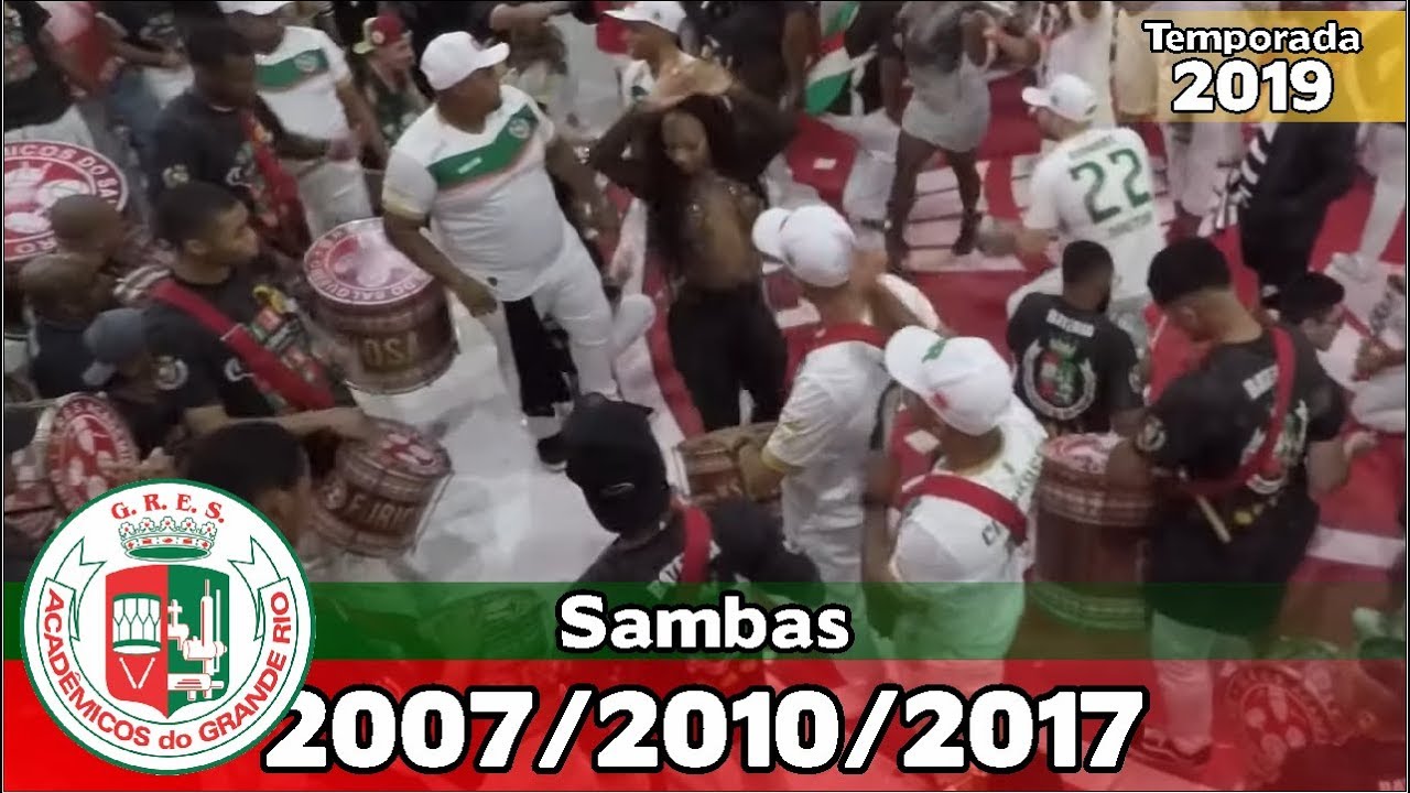 Grande Rio 2007, 2010 e 2017 - Bateria no Salgueiro Convida - Apoteose ao vivo - 