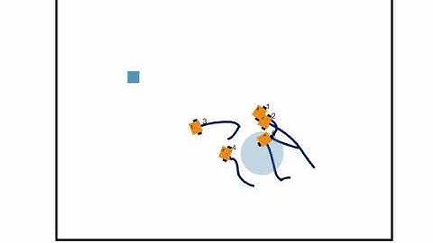 Distributed Q-learning for collaborative behavior in mobile robots