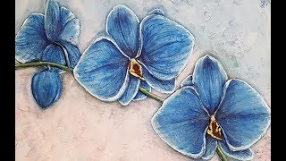 Painting Flowers in Acrylic/Texturend