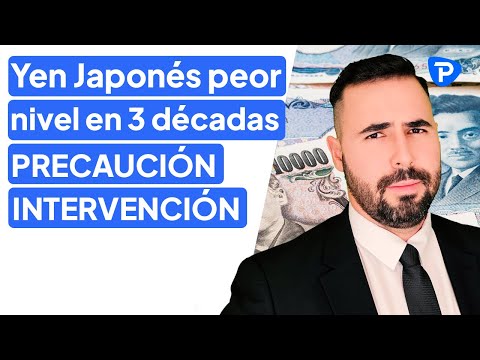 Yen Japonés peor nivel en 3 décadas - Precaución intervención