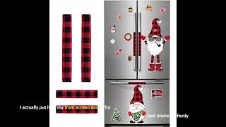 Dishwasher Magnet Cover Magnetic Refrigerator Cover for Christmas Decorations Gnomes