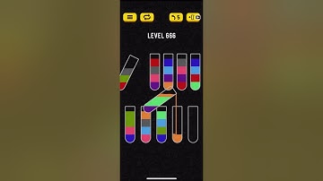 Water Sort Puzzle level 665-666