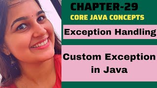 Famous Custom Exception in Java | Exception Handling in Java | Java Tutorial For Beginners | ch-29 Wealth