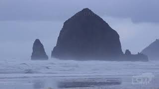 11-13-2020 Depoe Bay/Cannon Beach, OR - Large Waves Post Windstorm