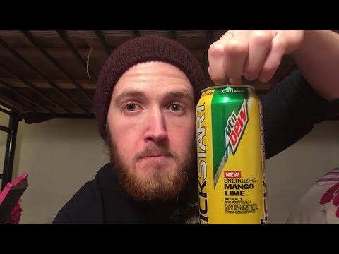 Mtn Dew® Kickstart's NEW Energizing Mango Lime Review!